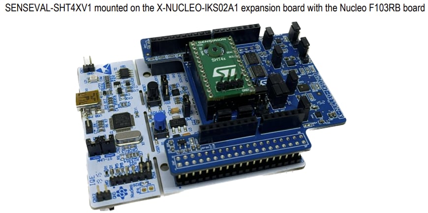Sensirion SENSEVAL-SHT4xV1 Evaluation Board Sensirion SENSEVAL-SHT4xV1 Evaluation Board